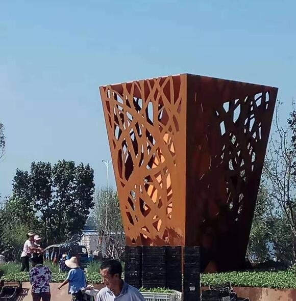 东辽耐候钢板雕塑
